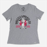 Women's Dogzzle Apparel Co. T-shirt (Athletic Grey)