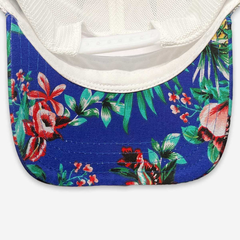 Blue Hawaiian Mesh Snapback Hat